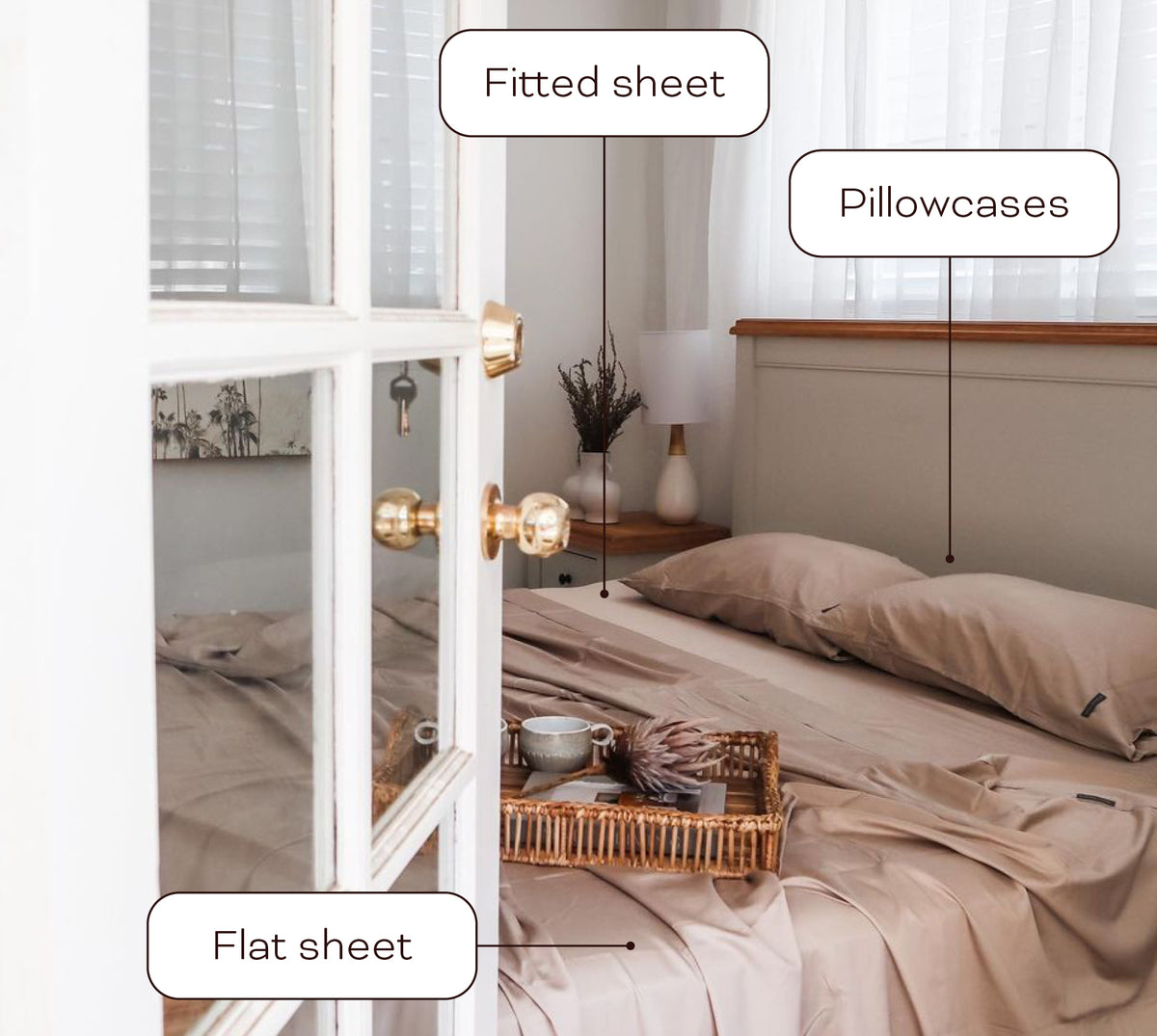 The Etienne Bamboo Cotton Sheet Set